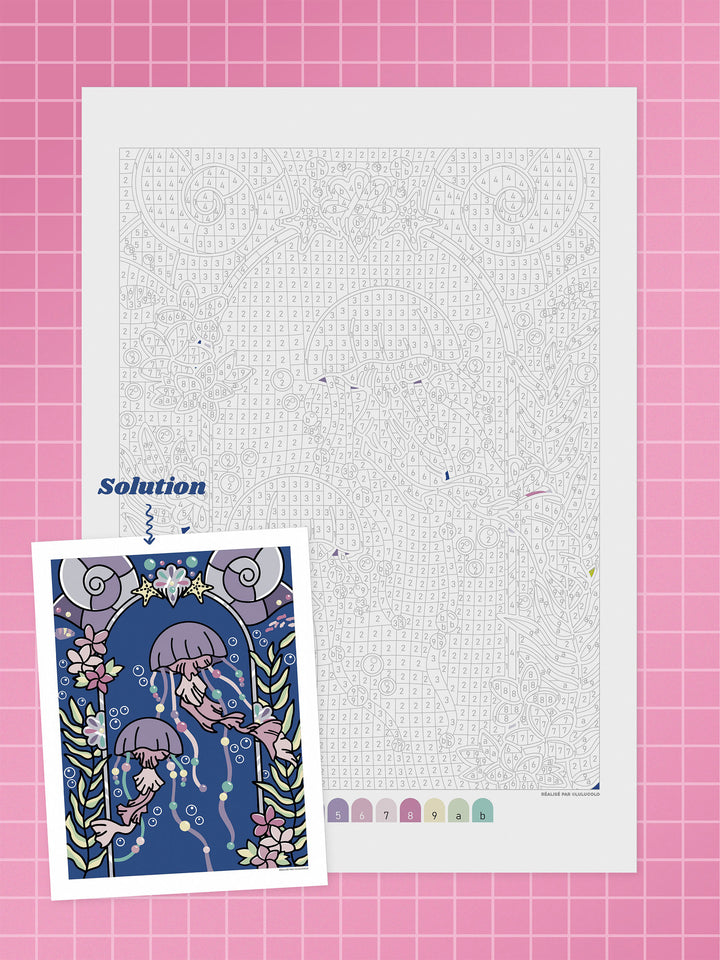 Pack boîte - nuanciers pour feutres Tooli Art - coloriage