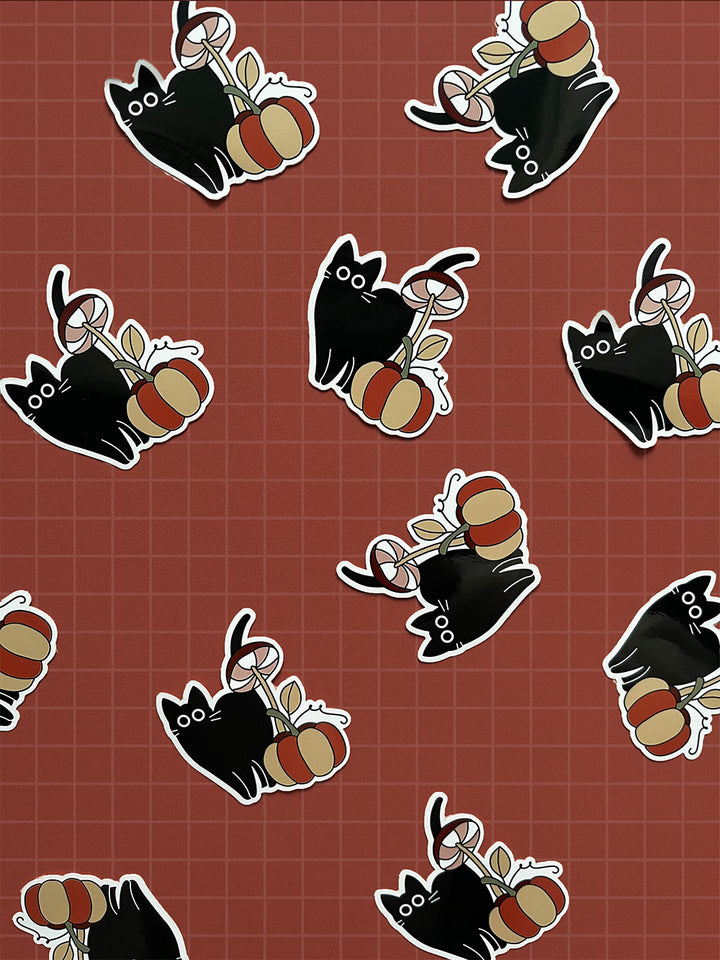Stickers chats noirs